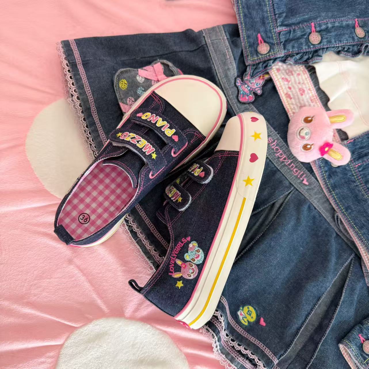 Women Shoes Japan - Новые весенне-летние низкие кеды с вышивкой,