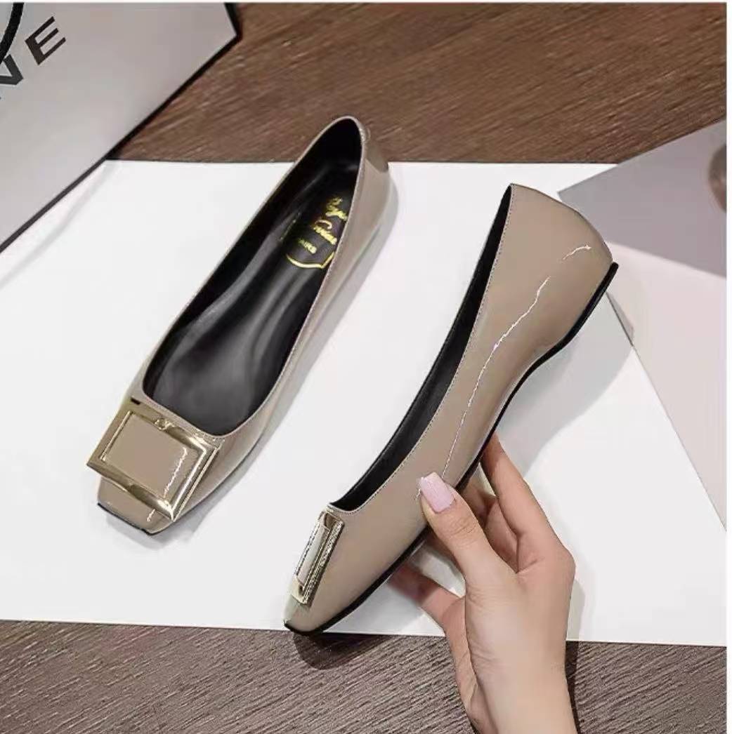 Pointed Toe Flat - Новые туфли на плоской подошве, женские