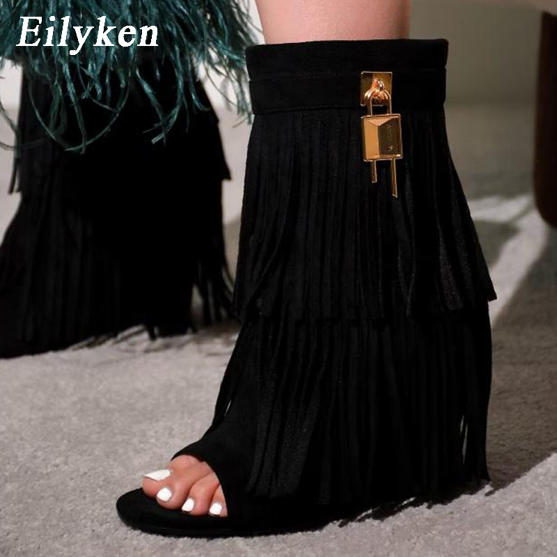 Women Shoes On Sale - Женские дизайнерские босоножки Eilyken на танкетке