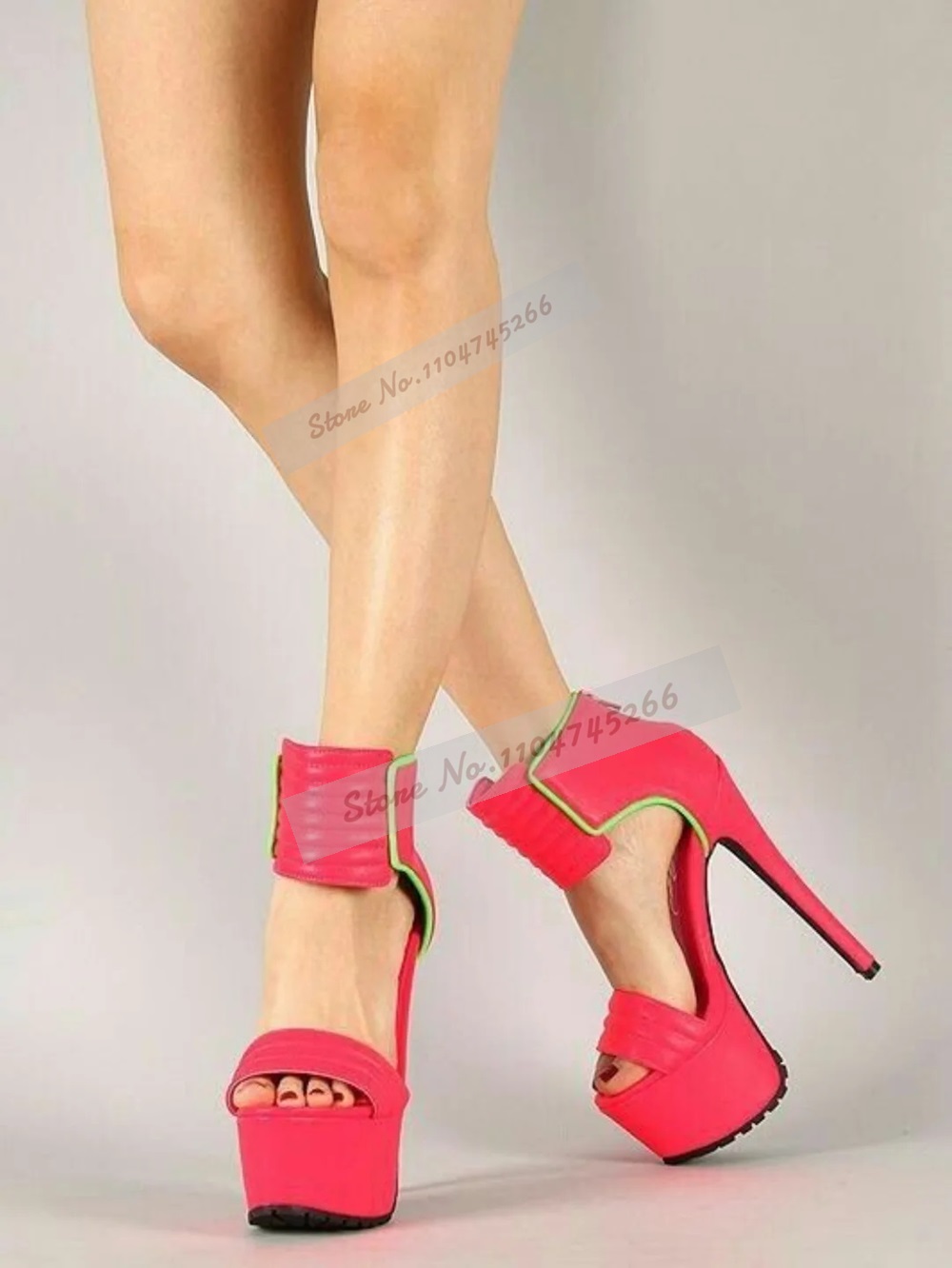 Розово-красные матовые кожаные – обзор и цена Wide Fit Heels