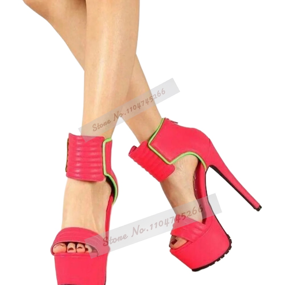 Розово-красные матовые кожаные – обзор и цена Wide Fit Heels