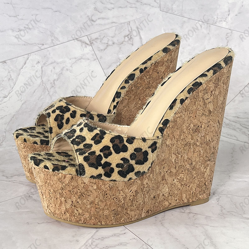Rontic/женские сандалии-мюли р – обзор и цена Cork Wedge Sandal