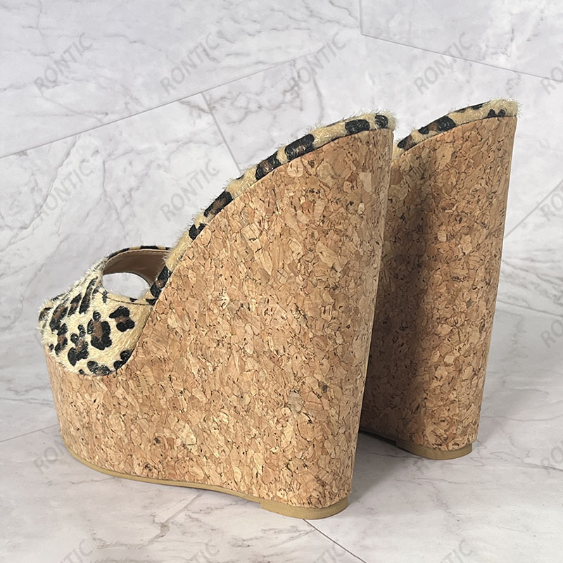 Rontic/женские сандалии-мюли р – обзор и цена Cork Wedge Sandal