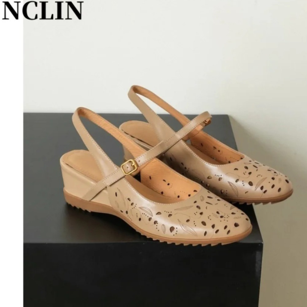 Новые повседневные женские сан – обзор и цена Cork Wedge Sandal