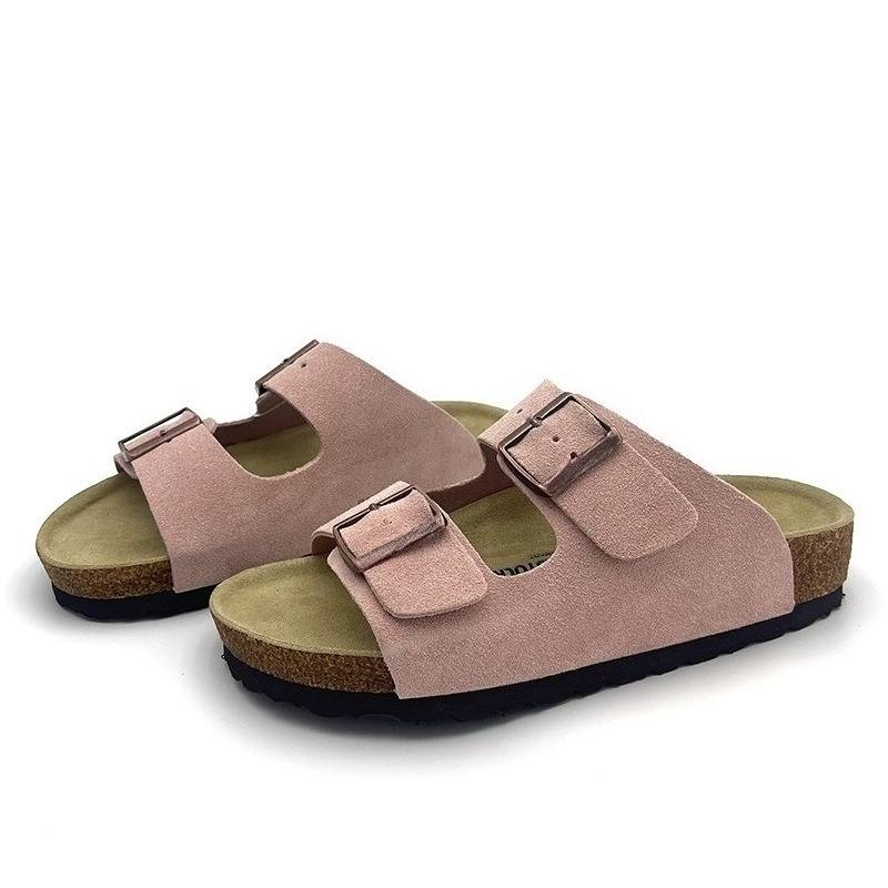 Модные замшевые кожаные шлепан – обзор и цена Cork Wedge Sandal