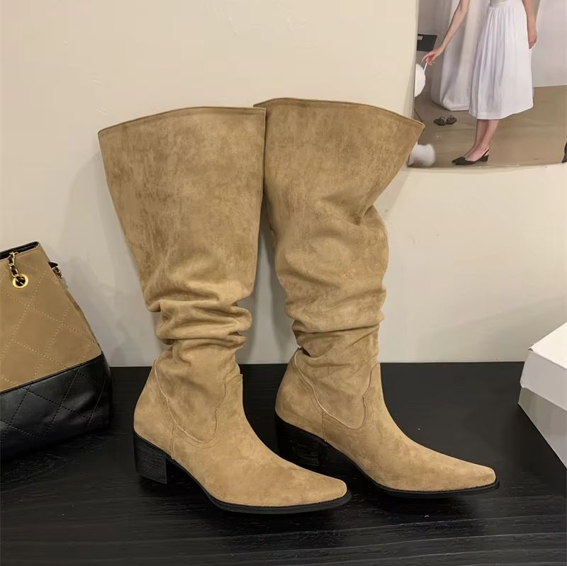 Зимние женские сапоги ZAROY с  – обзор и цена Wide Fit Heels