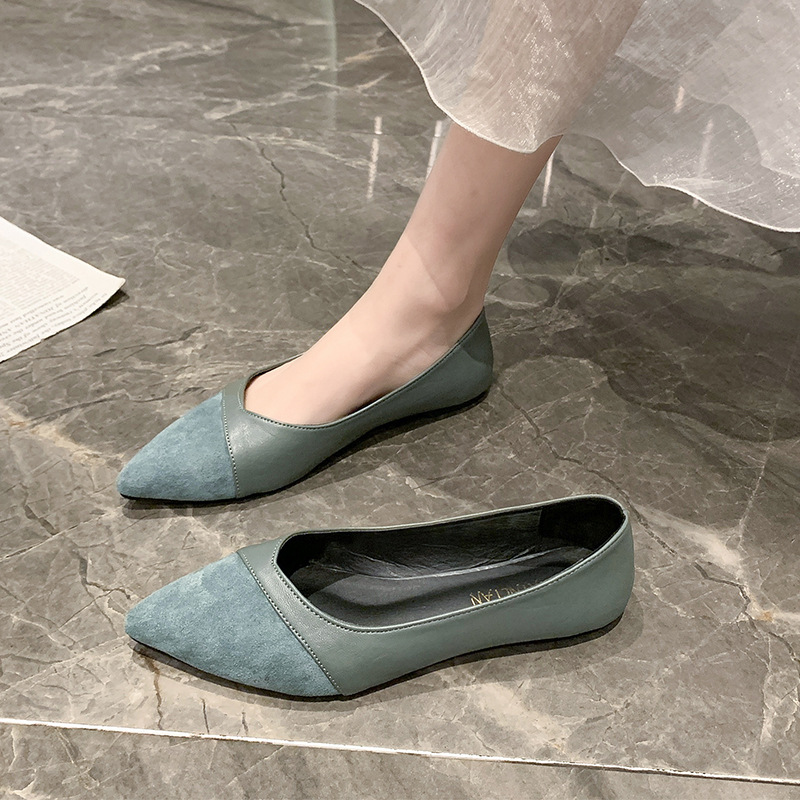 Черные женские кожаные туфли н – обзор и цена Pointed Toe Flat