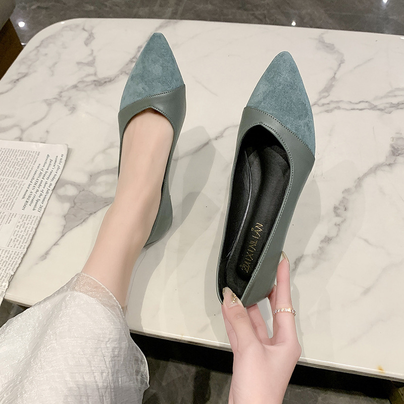 Черные женские кожаные туфли н – обзор и цена Pointed Toe Flat