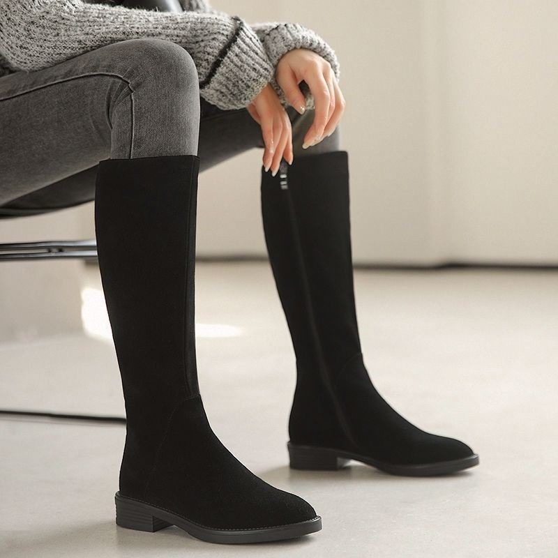 Женские зимние теплые ботинки, – обзор и цена Pointed Toe Flat