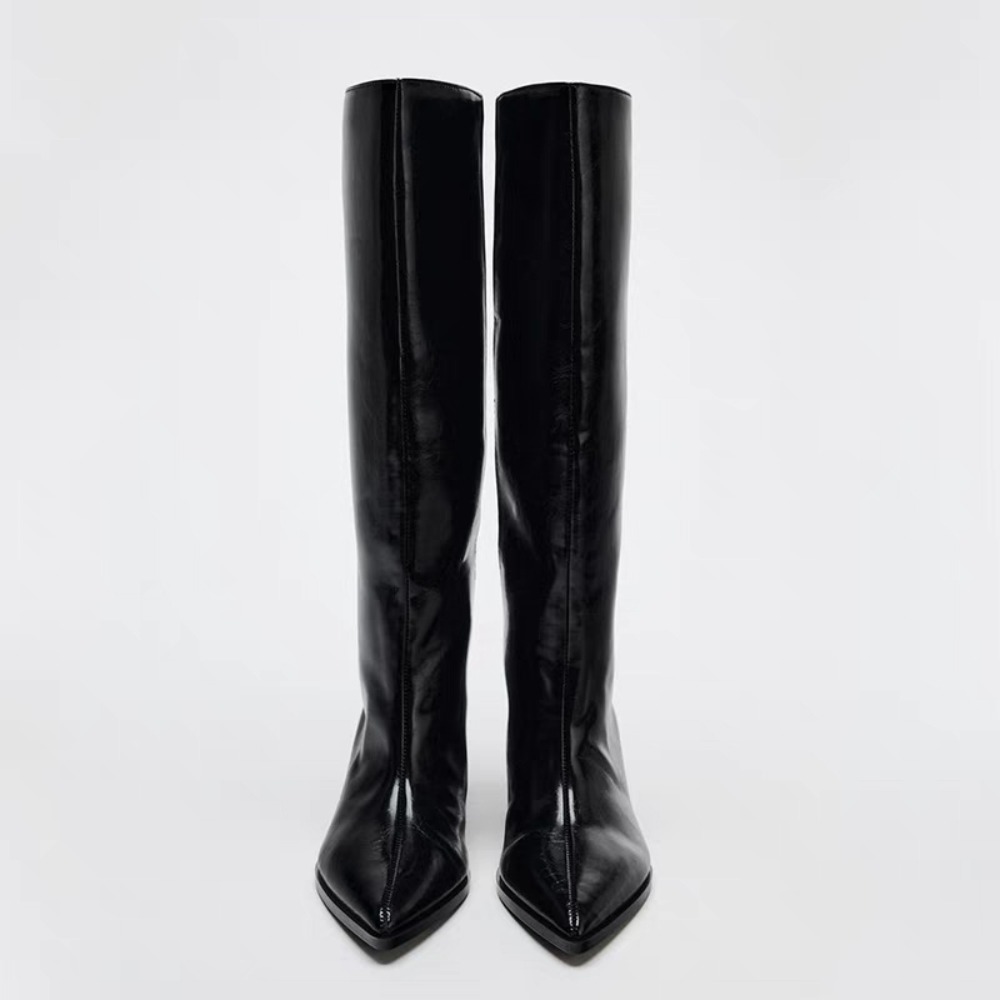 2026 Широкие ботинки с острым  – обзор и цена Wide Fit Heels